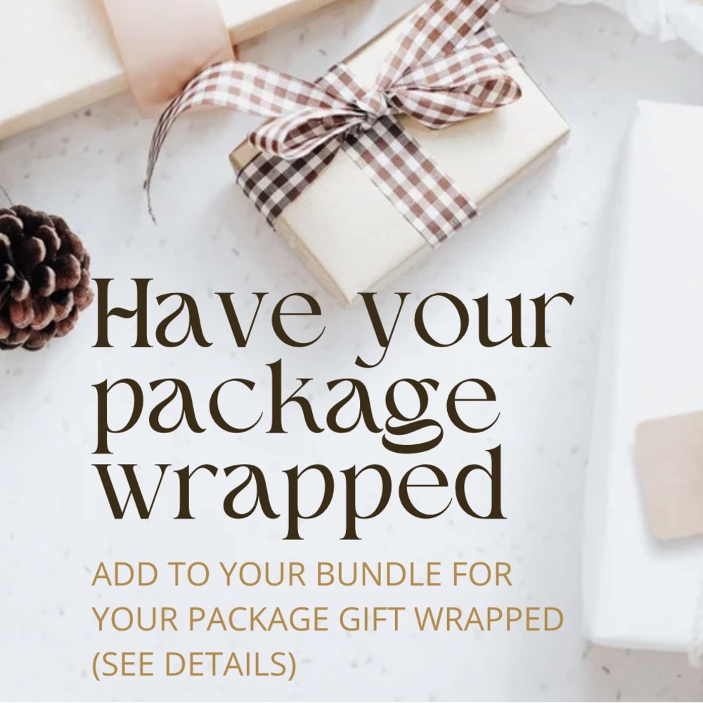 Tired of wrapping? Add to your bundle